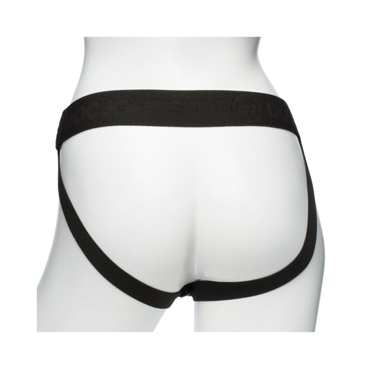 Body Extensions Hollow Large Dong Strap On Set Black