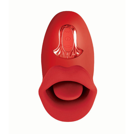 Clit Tastic Tongue Licking Lover-red