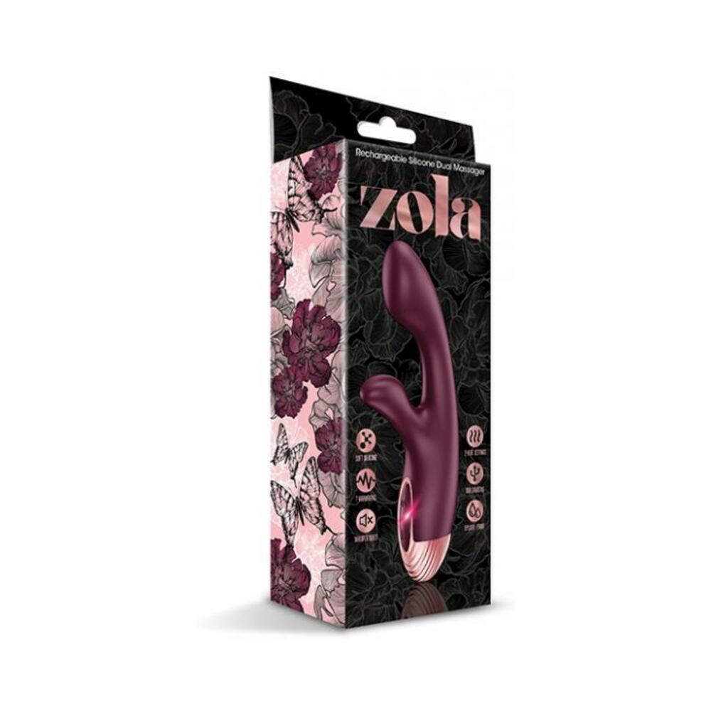 Zola Rechargeable Silicone Warming Dual Massager