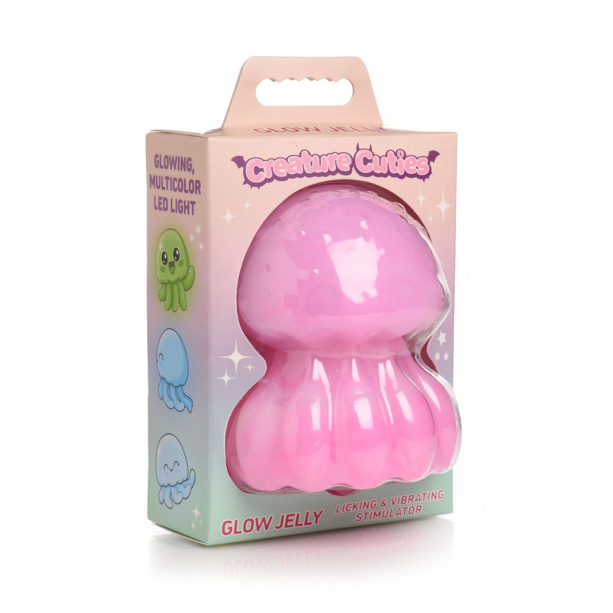 Glow Jelly Licking and Vibrating Stimulator
