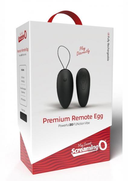 Screaming O Premium Remote Egg Black
