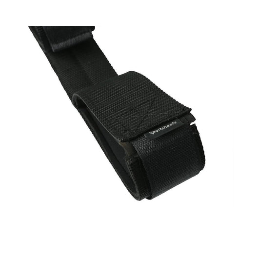 Bondage Bar with Neoprene Velcro Cuffs 24 inches Black