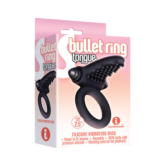 The 9's, S-bullet Ring - Tongue, Silicone