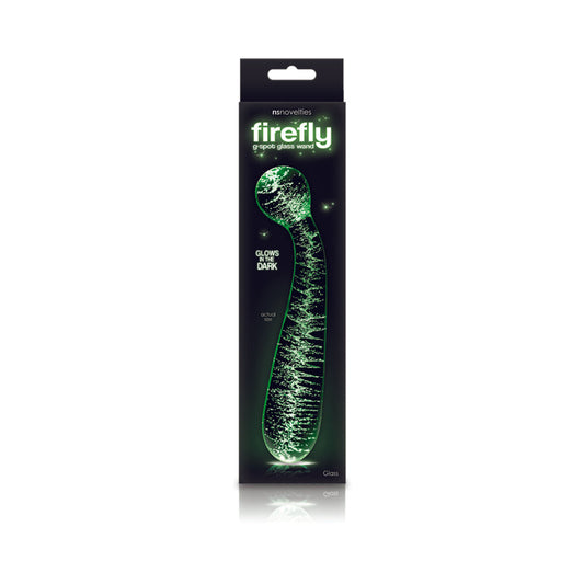 Firefly Glass - G Spot Glow Wand - Clear