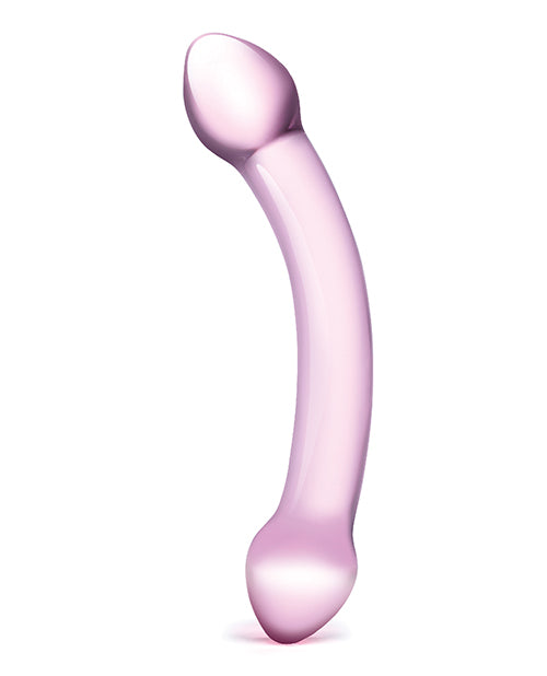 Glas Double Trouble Glass Dildo - Purple