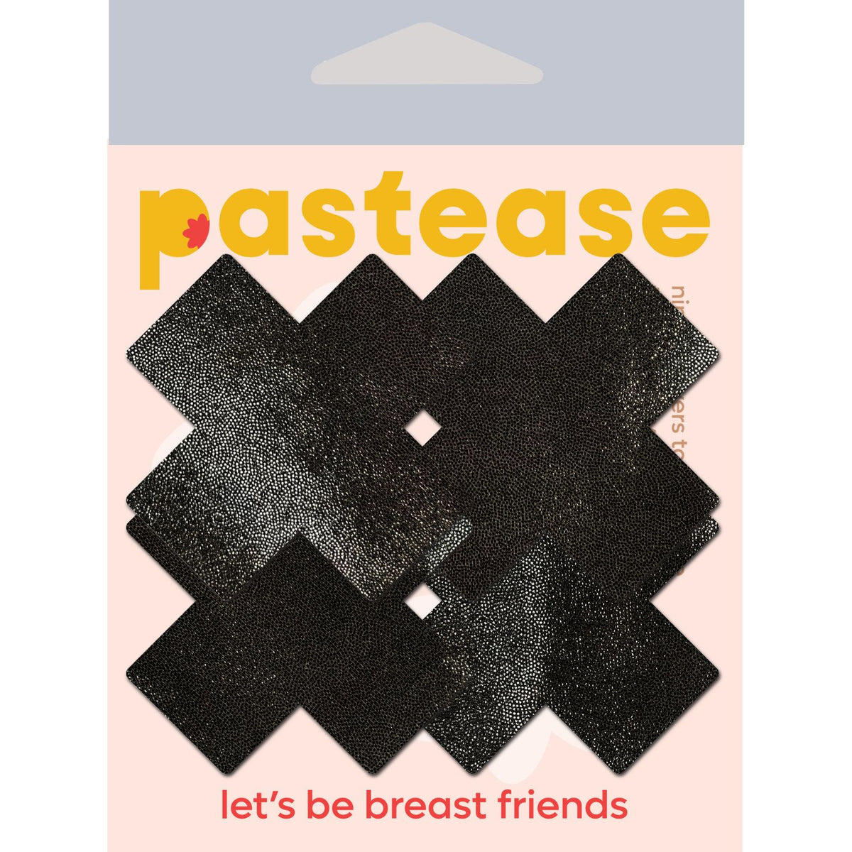 Pastease Petites Liquid Cross Black Pack Of 2 O/S