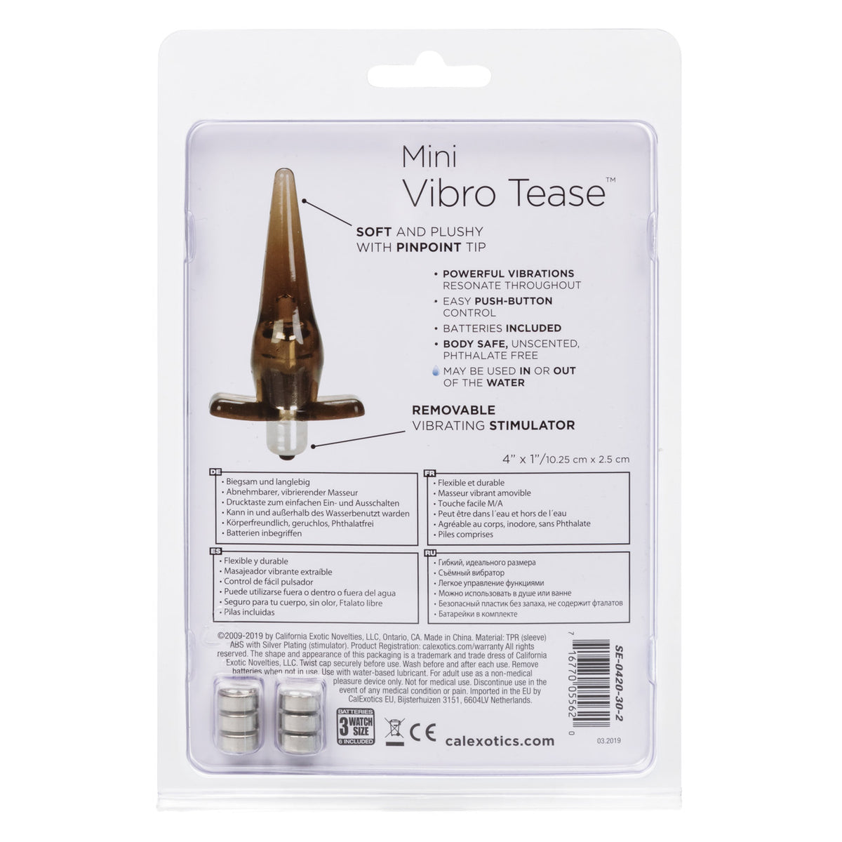 Mini Vibro Tease - Smoke