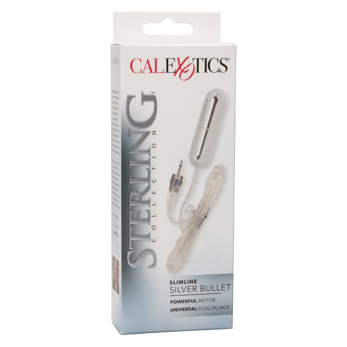 Sterling Collection Silver Slim Line Bullet With Plug In Jack