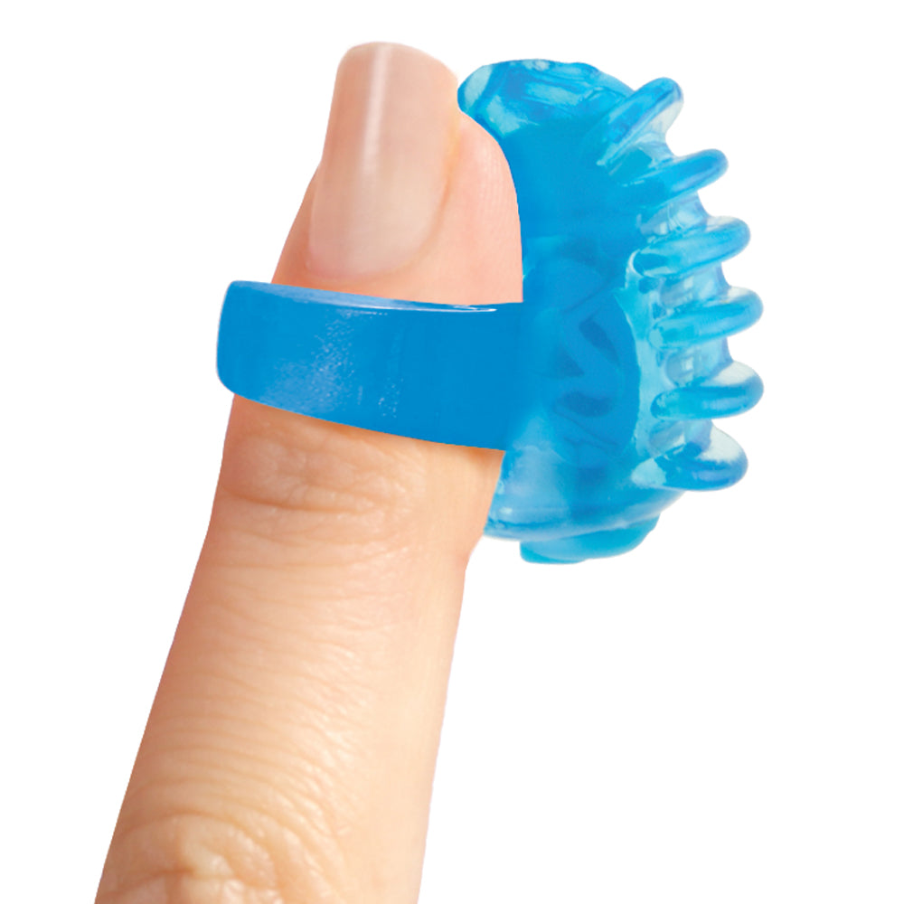 Screaming O FingO Tips - Blue