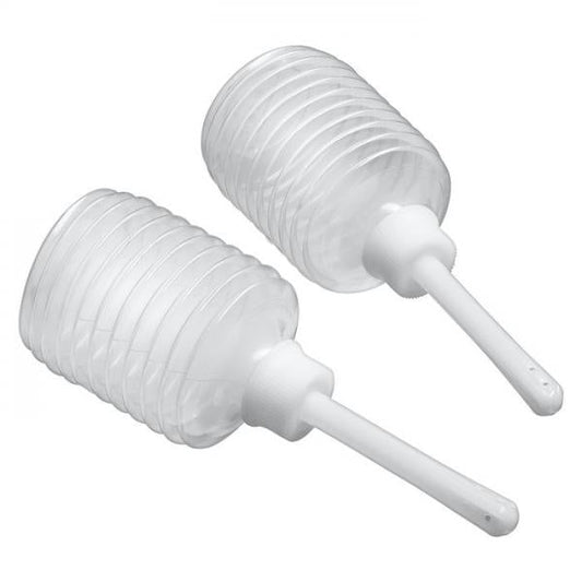 Cloud 9 Fresh + Portable Anal Enema Douche 3.3oz EZ Squeeze Bulb 2 Pack