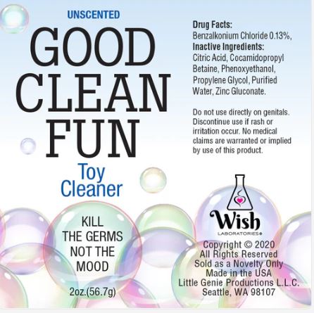 Good Clean Fun Foaming Toy Cleaner Unscented 2.75 OZ