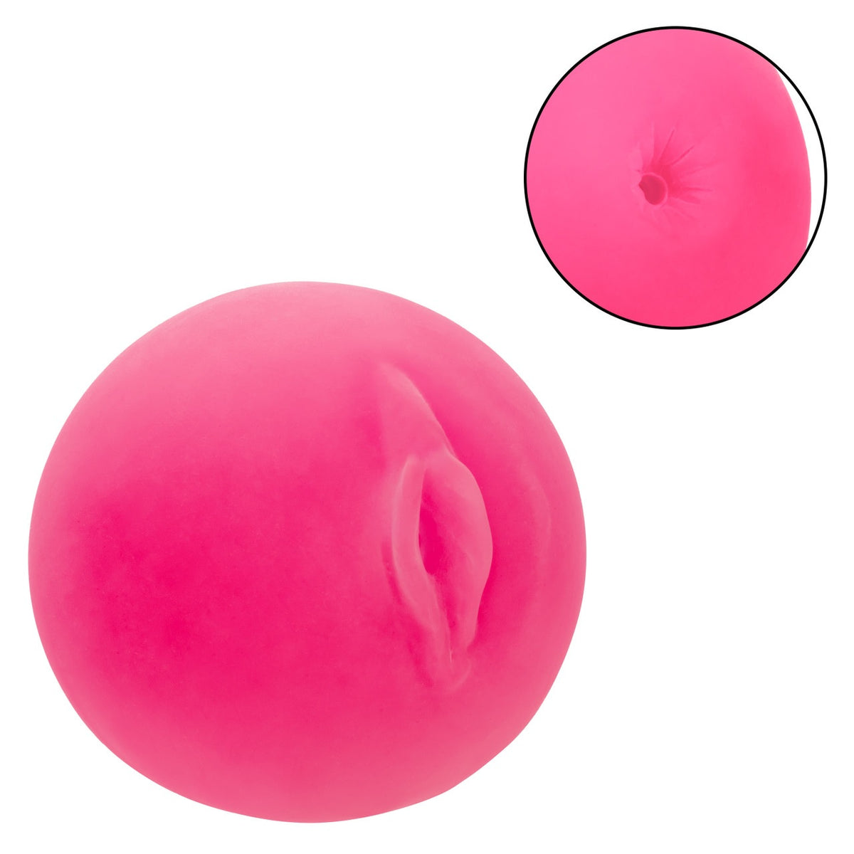 Pop Sock! Pussy & Ass Ball Masturbator - Pink