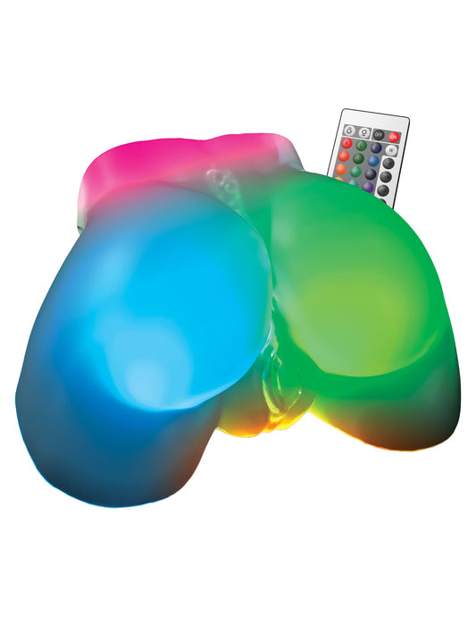 PDX Elite After Dark Go-Go Booty LED Mega Masturbator - Frosted