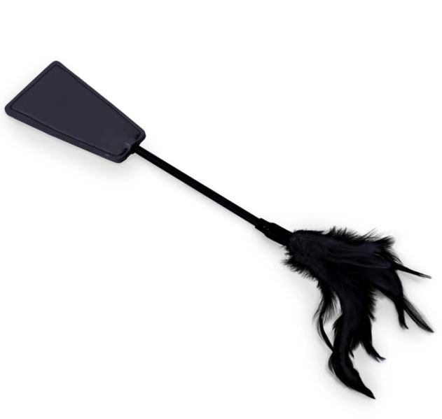 Kink Curious Blackout Mask & Tickler Crop