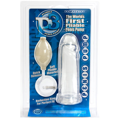 P3 Pliable Penis Pump Clear