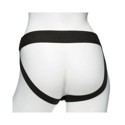 Body Extensions Hollow Large Dong Strap On Set Black