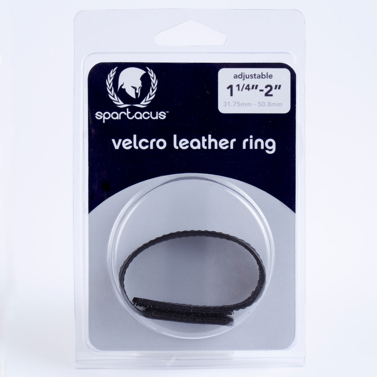 Spartacus Leather Cock Ring Velcro