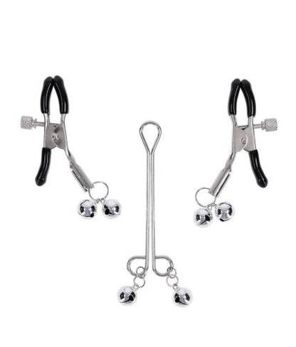 SEX & Mischief Shadow Bell Nipple and Clit Jewelry