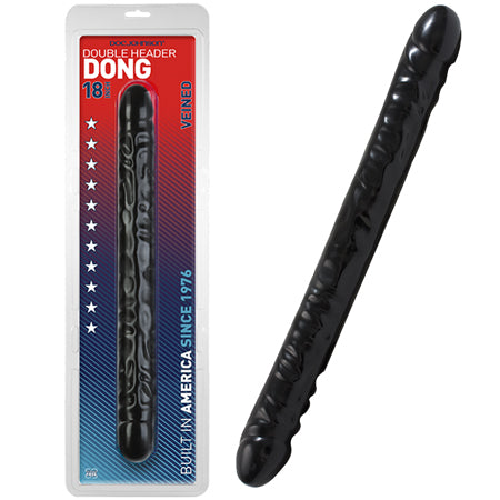 Veined Double Header Black 18