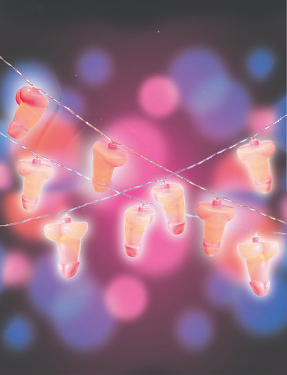 Glitterati Penis Party String Lights 14 Ft.
