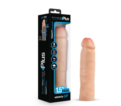 Performance Plus 2 in. Silicone Penis Xtender Beige