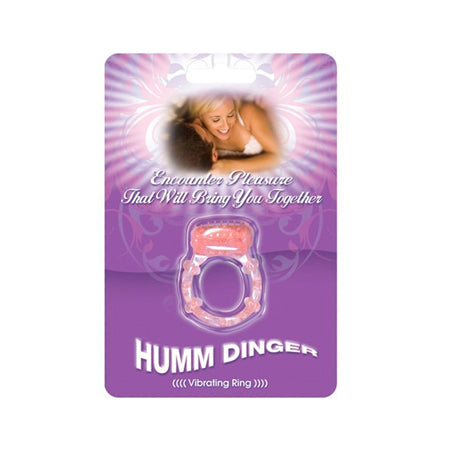 Humm Dinger Vibrating Cockring - Magenta