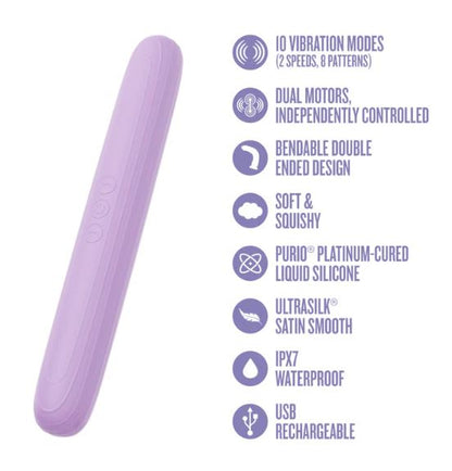 Play with Me Silicone Double Ended Vibrator