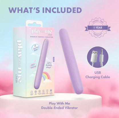 Play with Me Silicone Double Ended Vibrator