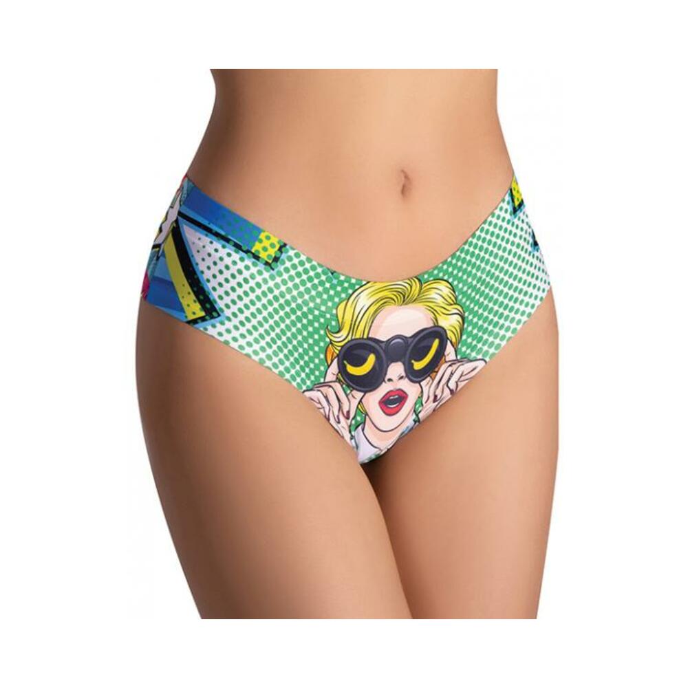Mememe Comics Curious Girl Printed Slip Xl