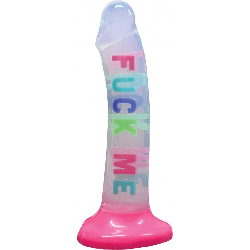 Cotton Candy Fuck Me 8 Silicone Dildo "