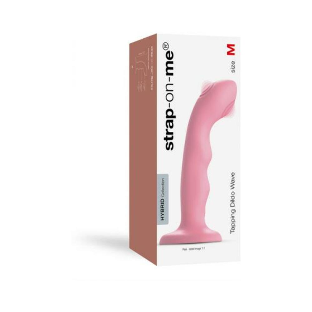 Strap-on-me Tapping Dildo Wave Coral Pink