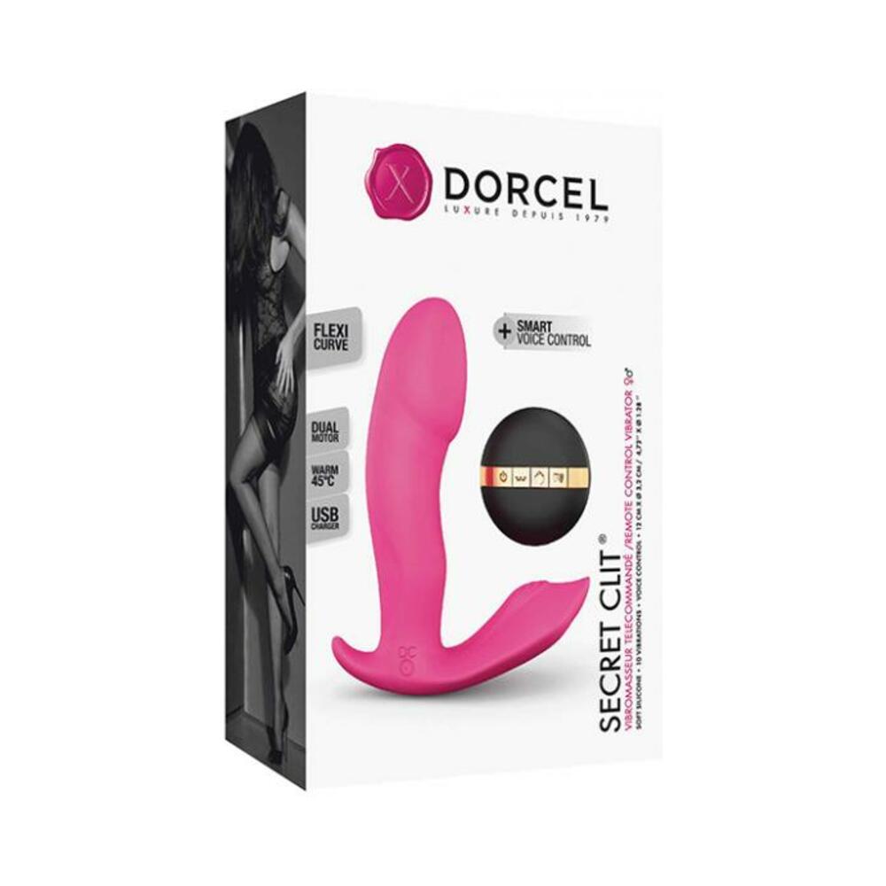 Dorcel Secret Clit Dual Stim Heating And Voice Control Pink