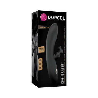 Sucking Divine Rabbit Vibrator Black