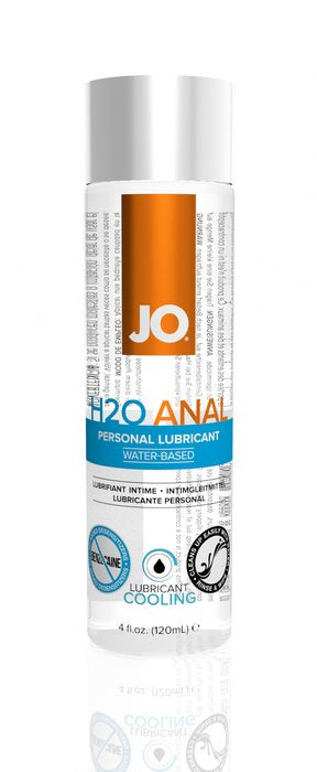 Jo Anal H2O Cool Water Based Lubricant 4 oz