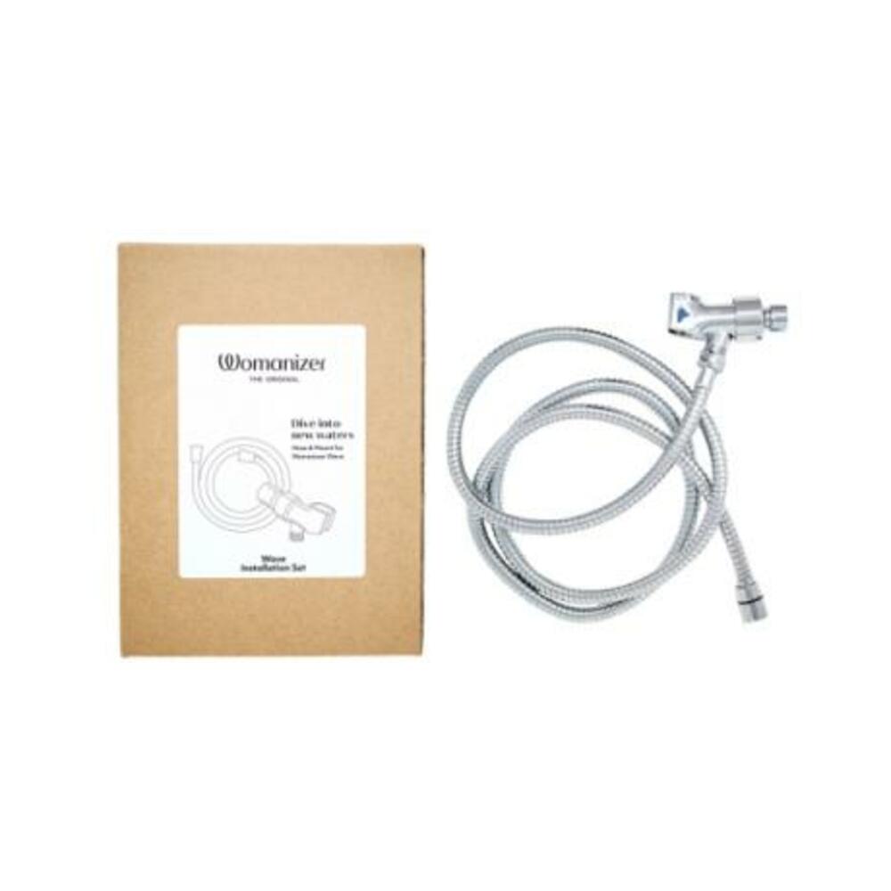 Womanizer Wave Shower Hose And Shower Arm Mount Set Chrome