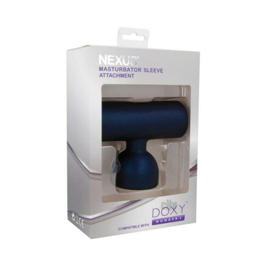 Doxy 3 Silicone Masturbator Wand Attachment Navy