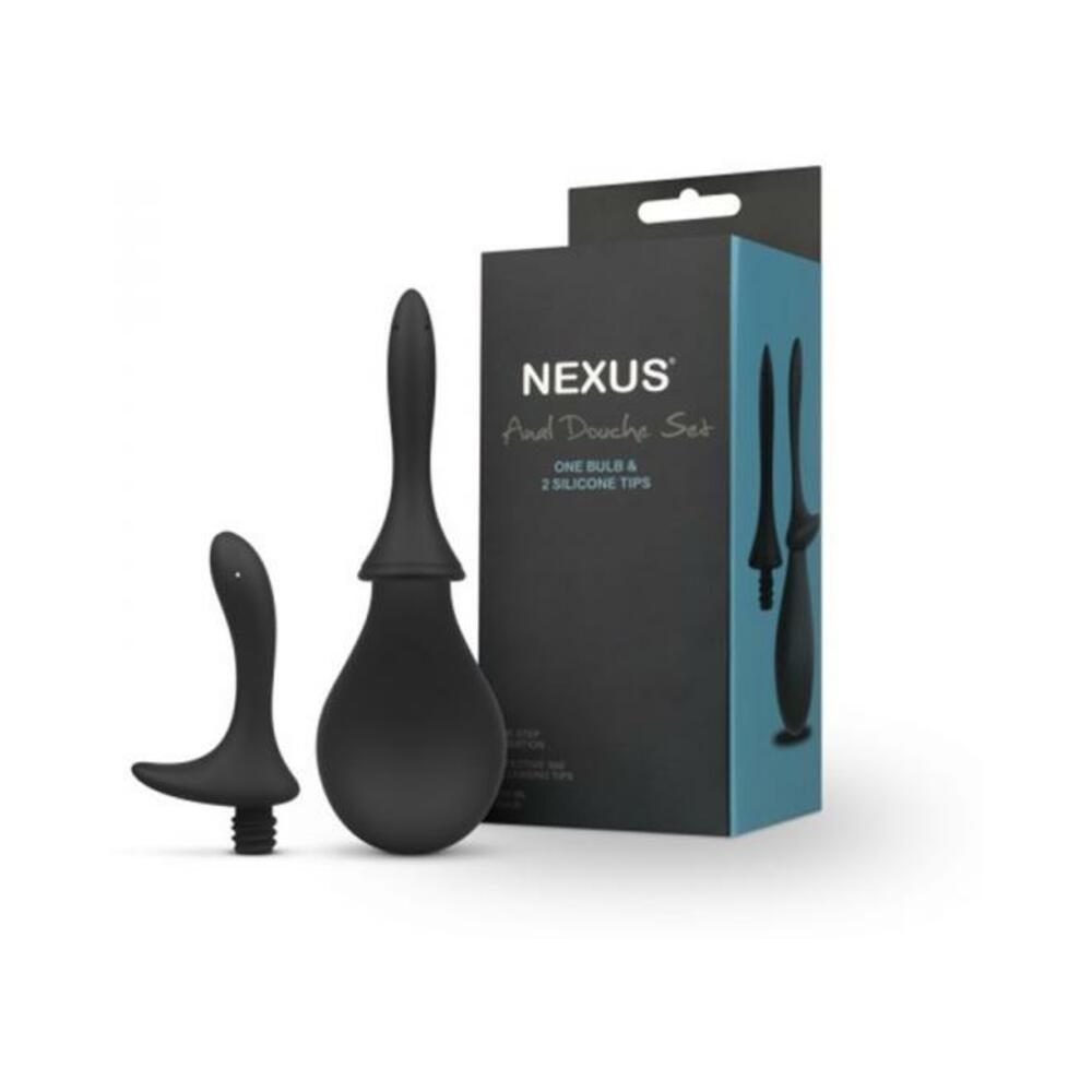 Nexus Anal Douche Set Silicone Black