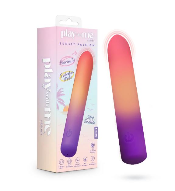Play with Me Sunset Passion 6 IN Bullet Vibrator