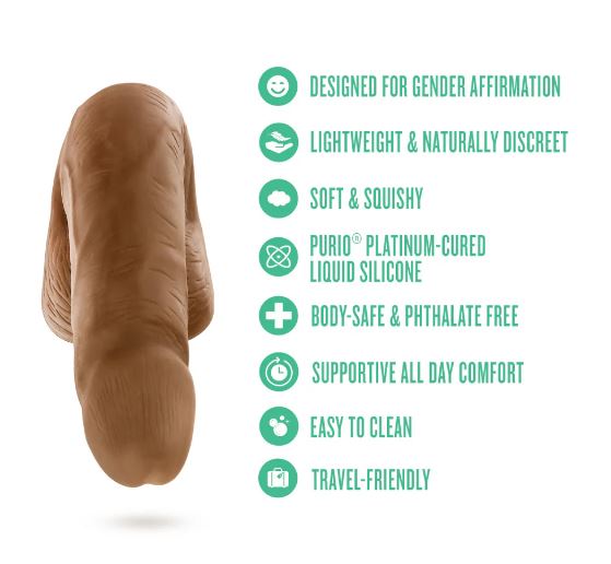 Urself Affirm 5IN Realistic Prosthetic Brown