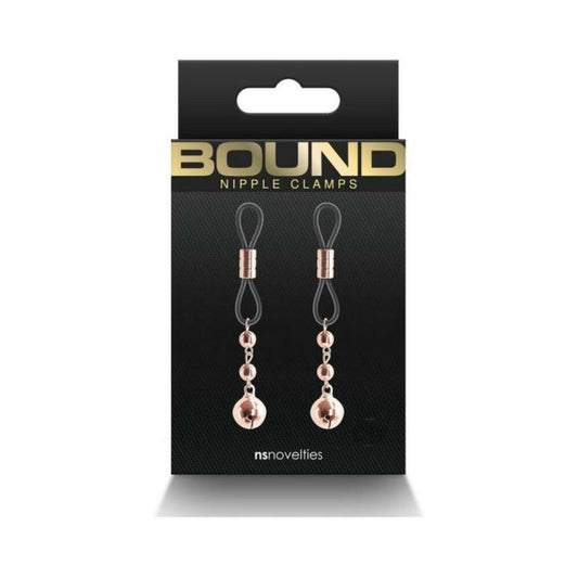 Bound Nipple Clamps D1 Rose Gold
