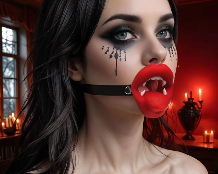 Vampire Vibrating Mouth Gag