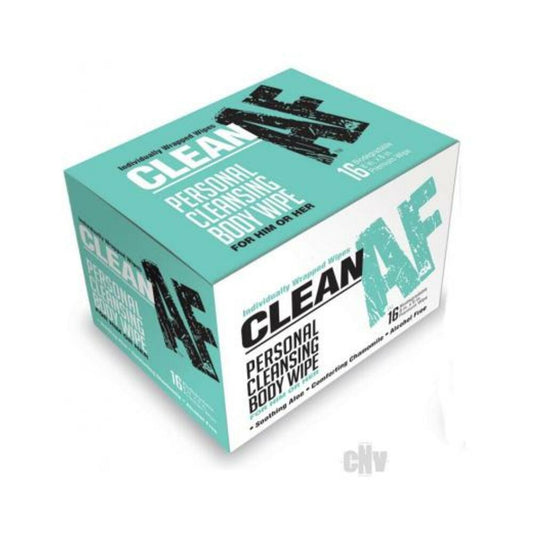 Clean Af Wipes Box Of 16