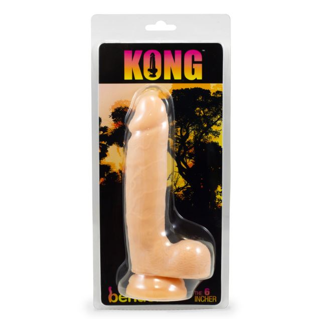 Kong Benderz Dual Density Dong 6IN Flesh