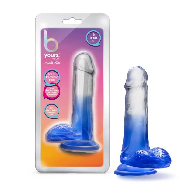 B Yours Stella Blue 6 Dildo Blue