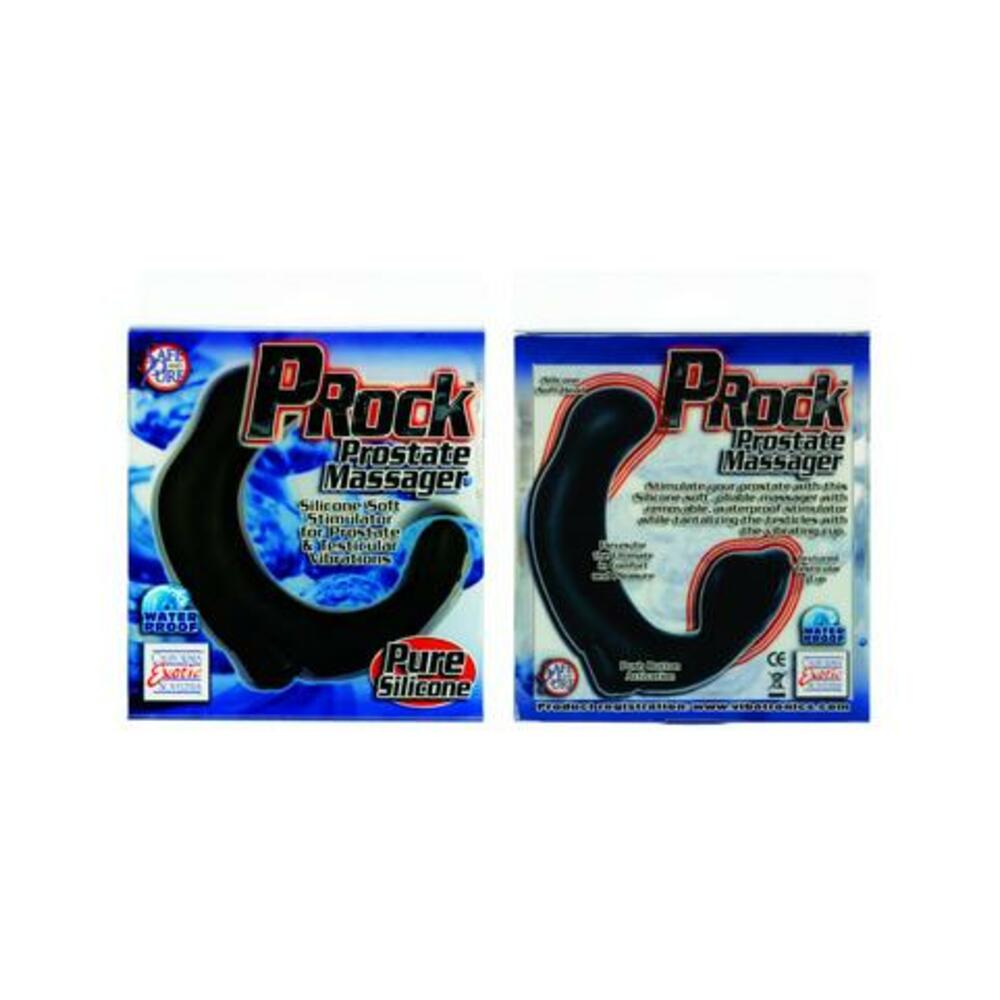 P-Rock Vibrating Prostate Massager Black