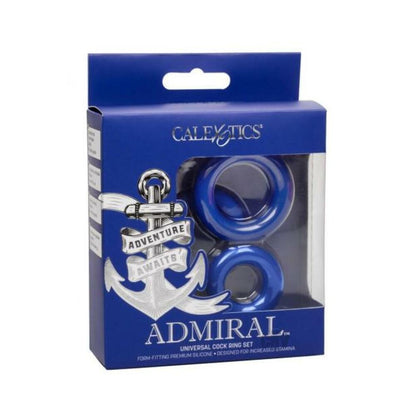 Admiral Universal Cock Ring Set Blue