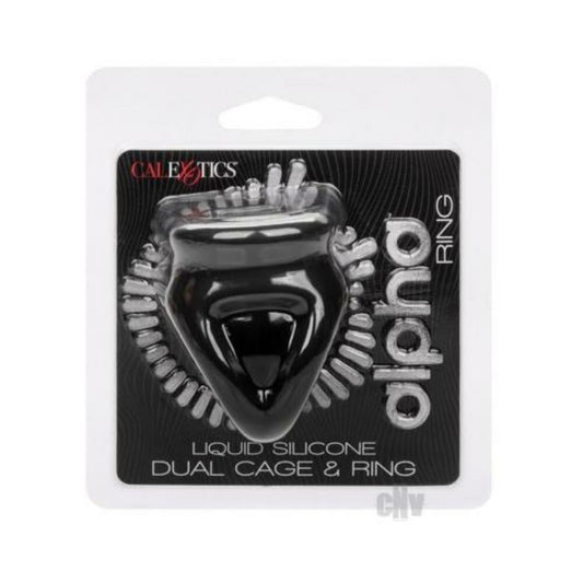 Alpha Liquid Silicone Dual Cage Ring