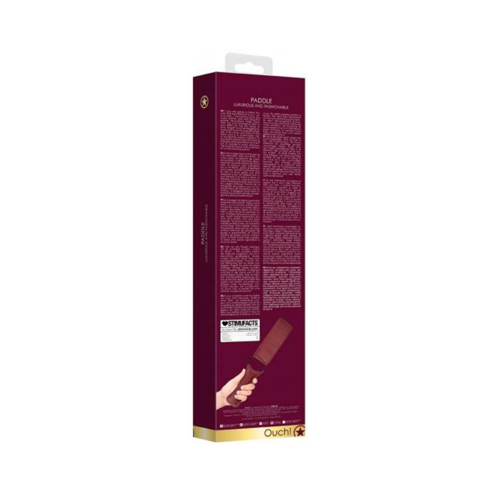 Ouch Halo Paddle Burgundy