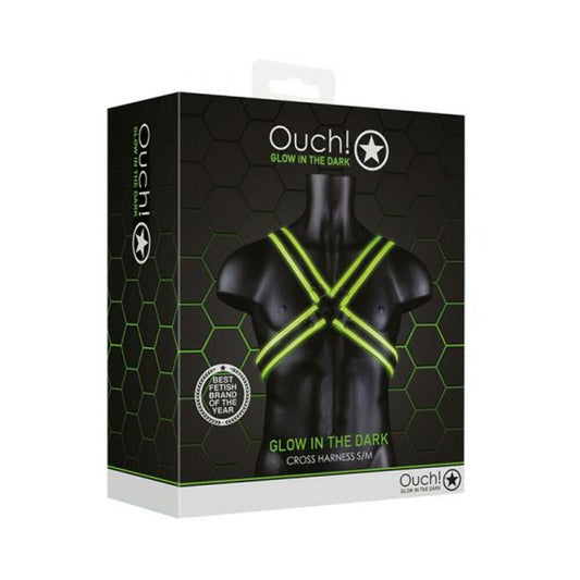 Ouch Cross Harness Gitd S/m