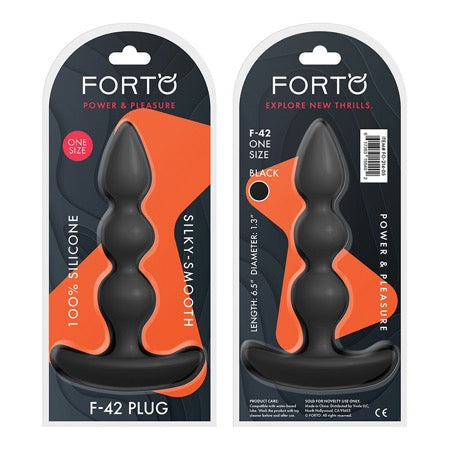 Forto F-42 Plug - One Size Black